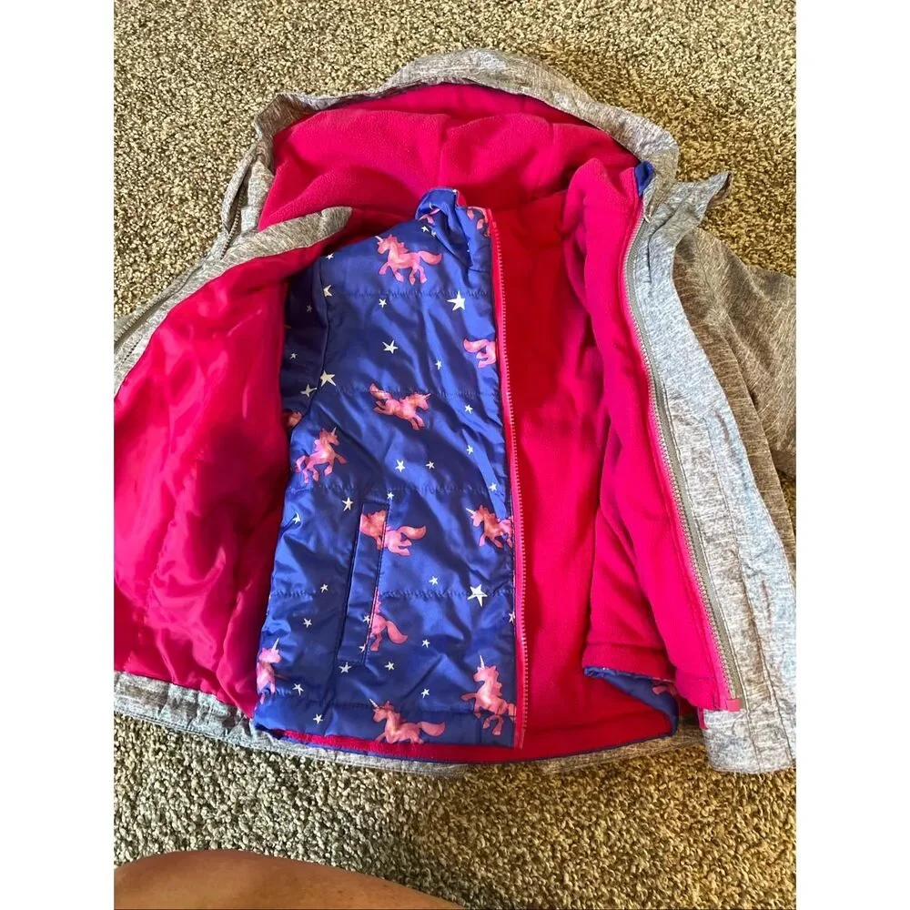 Girls jacket 3 in 1 light weight jacket.